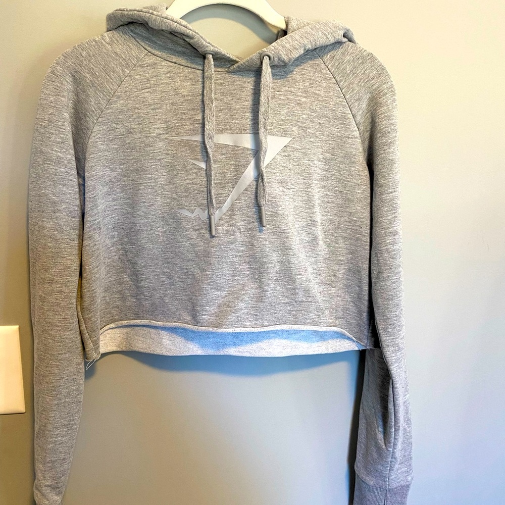 GYMSHARK Crop hoodie